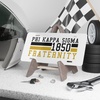 Phi Kappa Sigma Year License Plates