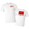 Pi Kappa Alpha Pike Flag T-Shirt(White)