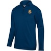Alpha Phi Omega World Famous Crest Wicking Fleece Pullover(Navy Blue)
