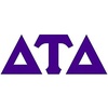 Delta Tau Delta DTD Big Greek Letter Window Sticker Decal 4 Inches Purple(Purple)