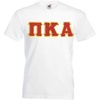 Greekgear Pi Kappa Alpha Pike Lettered V-Neck T-Shirt(White)
