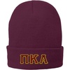 PI Kappa Alpha Pike Big Greek Lettered Knit Cap Maroon