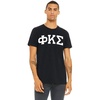 Phi Kappa Sigma Arched Greek Letter T-Shirt(Black)
