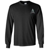 Phi Kappa Sigma Fraternity Crest – Shield Longsleeve Tee(Black)
