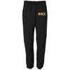 Phi Kappa Sigma Greek Lettered Thigh Sweatpants(Black)