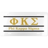 Phi Kappa Sigma Lettered Lines License Covers