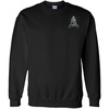 Phi Kappa Sigma World Famous Crest – Shield PATCH Crewneck Sweatshirt(Black)