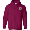 Pi Kappa Alpha Pike Crest – Shield Emblem Hooded Sweatshirt(Maroon)