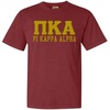 Pi Kappa Alpha Pike Greek Heavyweight T-Shirt(Berry)