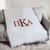 Pi Kappa Alpha Pike Greek Letters Afghan Blanket Throw