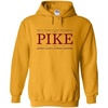 Pi Kappa Alpha Pike Logo Hooded Sweatshirt(Gold)