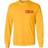 Pi Kappa Alpha Pike World Famous Crest Long Sleeve T-Shirt(Gold)