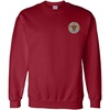 Pi Kappa Alpha World Famous Crest – Shield PATCH Crewneck Sweatshirt(Maroon)