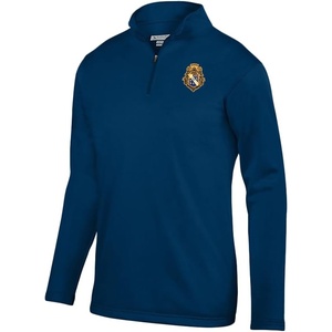 Alpha Phi Omega World Famous Crest Wicking Fleece Pullover(Navy Blue)