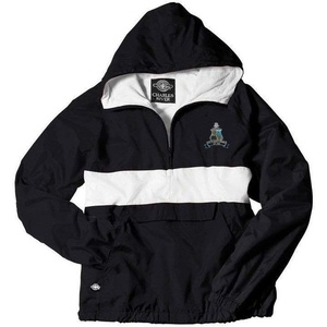 Greekgear Phi Kappa Sigma Crest – Shield Anorak(Black/White)