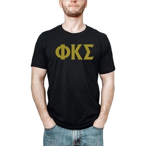Phi Kappa Sigma Letter Tee(Black)