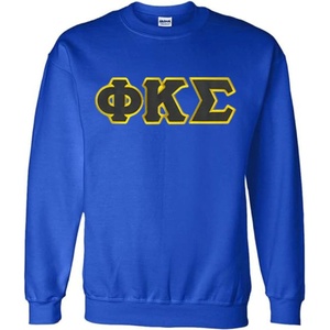 Phi Kappa Sigma Lettered Crewneck(Royal Blue)