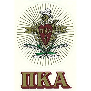 Pi Kappa Alpha Pike Crest – Shield Decal