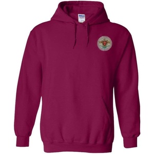 Pi Kappa Alpha Pike Crest – Shield Emblem Hooded Sweatshirt(Maroon)