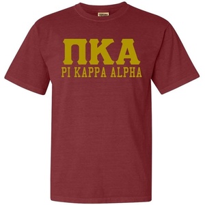 Pi Kappa Alpha Pike Greek Heavyweight T-Shirt(Berry)