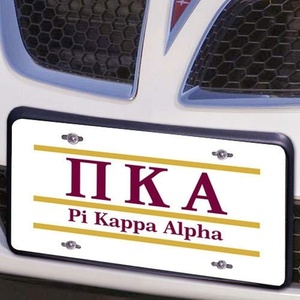 Pi Kappa Alpha Pike Lettered Lines License Cover