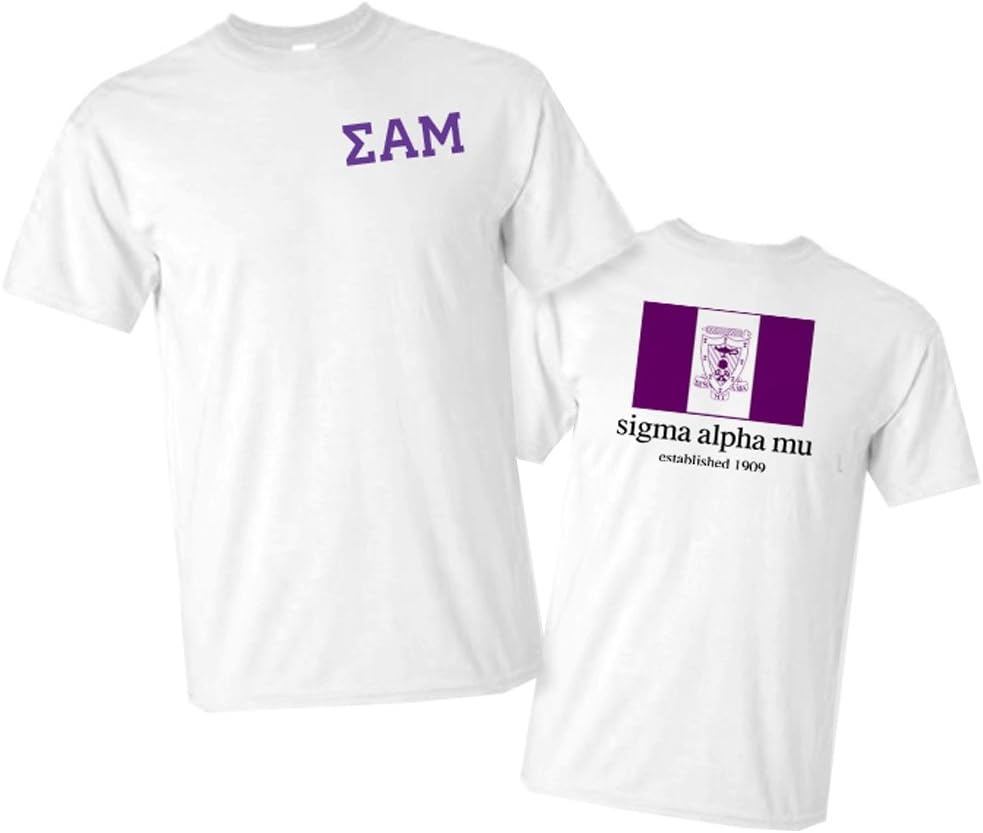 image:imageSigma Alpha Mu Flag TShirtWhite