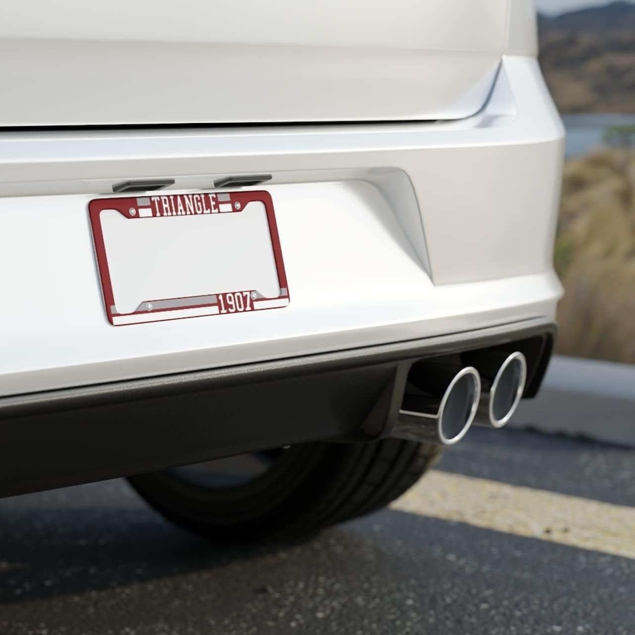 image:imageTriangle Year License Plate Frames