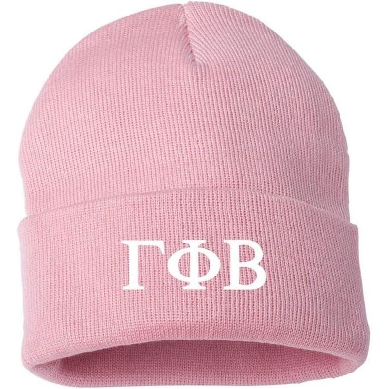 image:imageGreekgear Gamma Phi Beta Greek Letter Knit Cap Pink