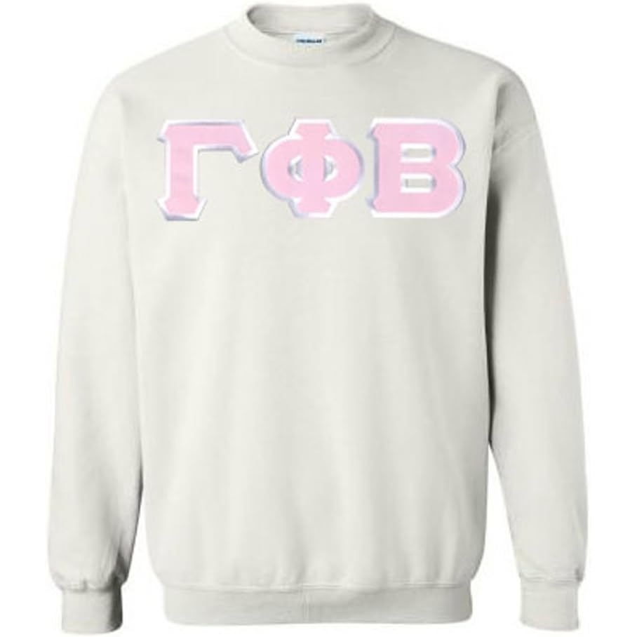 image:imageGreekgear Gamma Phi Beta Lettered CrewneckLight Grey