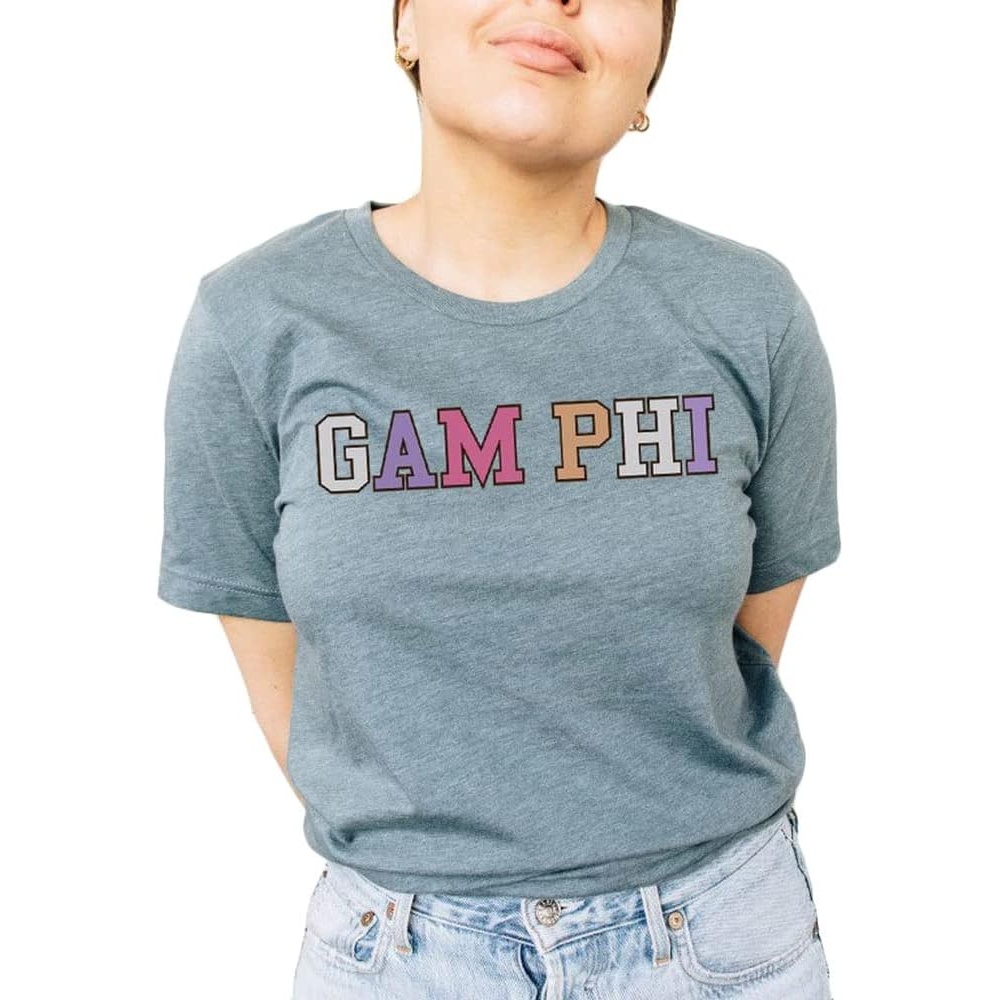 image:imageGreekgear Gamma Phi Beta Nickname TeeLight Blue
