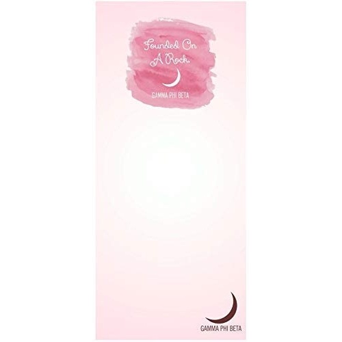 image:imageGreekgear Gamma Phi Beta Watercolor Long Notepad