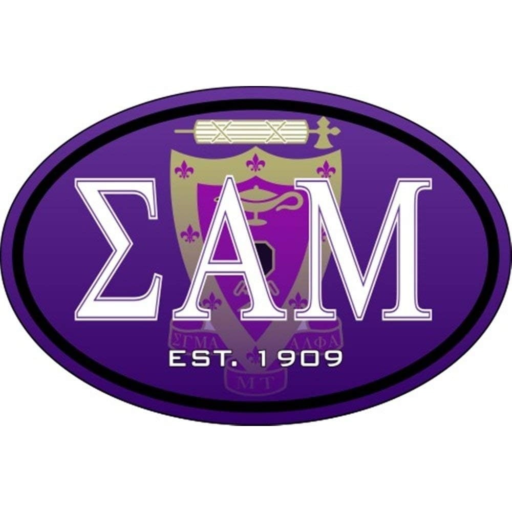 image:imageSigma Alpha Mu Color Oval Decal