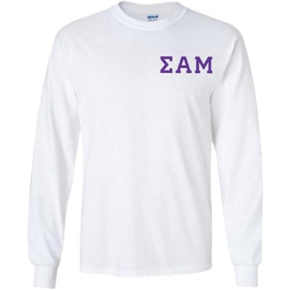image:imageSigma Alpha Mu Flag Long Sleeve TShirtWhite