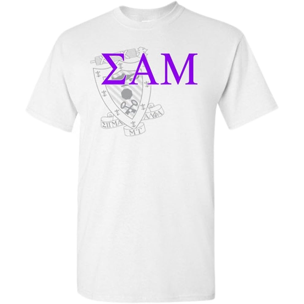 image:imageSigma Alpha Mu Greek Crest TShirtLight Grey