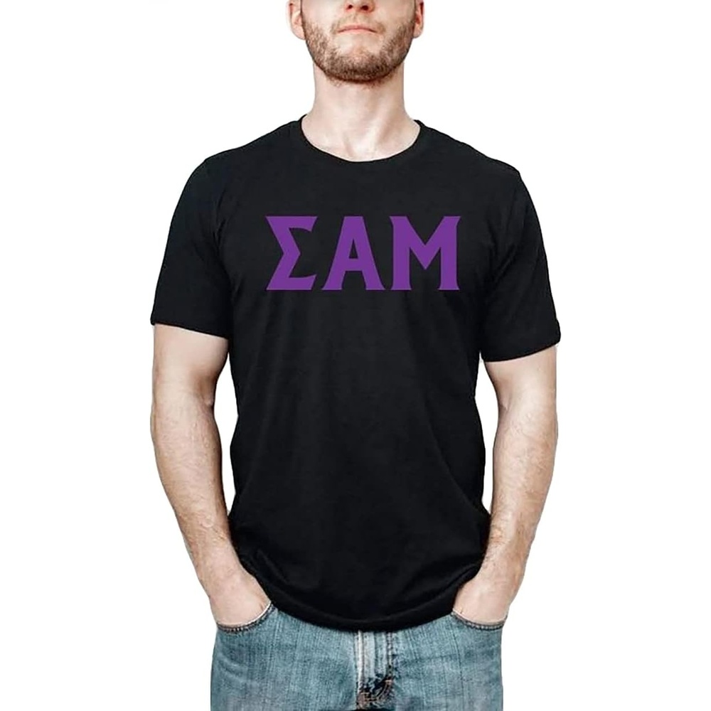 image:imageSigma Alpha Mu Letter TeeBlack