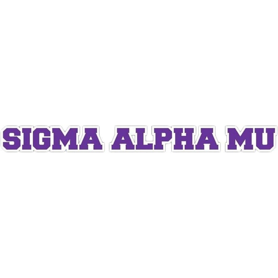 image:imageSigma Alpha Mu Long Window Sticker