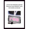 Gamma Phi Beta Lettered License Cover