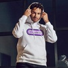Greekgear Men’s Sigma Alpha Mu Capsule Hooded Sweatshirt White(White)