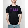Sigma Alpha Mu Letter Tee(Black)