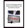 Triangle Lettered License Cover