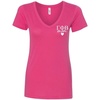 Gamma Phi Beta Mom Ideal V-Neck(Hot Pink)