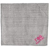 Gamma Phi Beta Sherpa Blanket Frosty Grey w/Red Thread Color