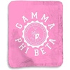 Greekgear Gamma Phi Beta Seal Sherpa Lap Blanket Pink