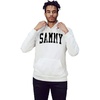 Greekgear Sigma Alpha Mu Nickname Hooded Sweatshirt(White)