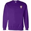 Greekgear Sigma Alpha Mu World Famous Crest – Shield PATCH Crewneck Sweatshirt(Purple)