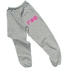Greekgear Women’s Gamma Phi Beta Lettered Thigh Sweatpants(Sports Grey)