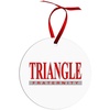 Triangle Classic Circle Ornaments