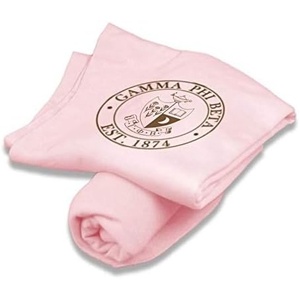 Greekgear Gamma Phi Beta Sweatshirt Blankets Pink