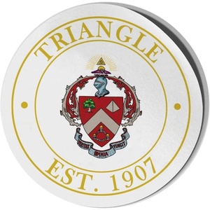 Greekgear Triangle Circle Crest – Shield Decal