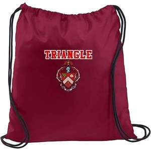 Greekgear Triangle Crest Shield Cinch Sack